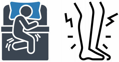 visual representation of restless leg syndrome